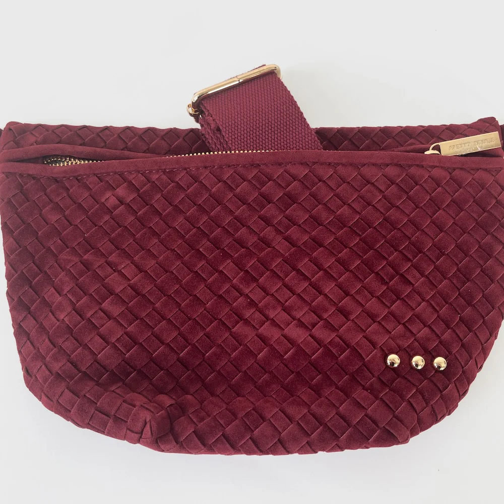 Westlyn Vegan Suede Woven Bum Bag