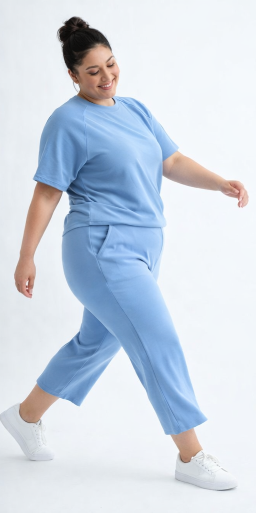 New Day Luxe Modal Tee + Crop Pant Set