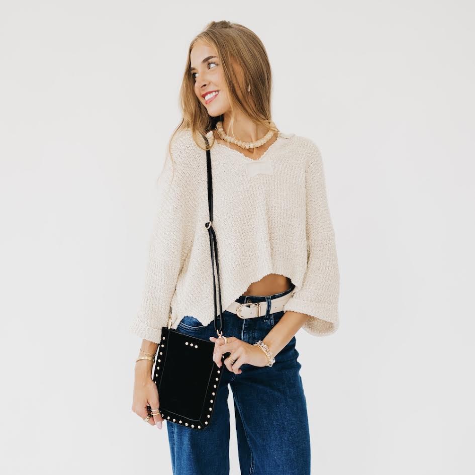 Shelby Vegan Suede Phone Bag