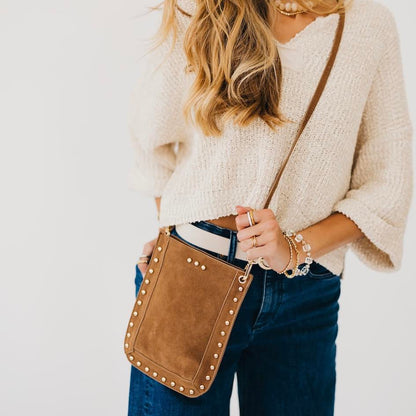 Shelby Vegan Suede Phone Bag