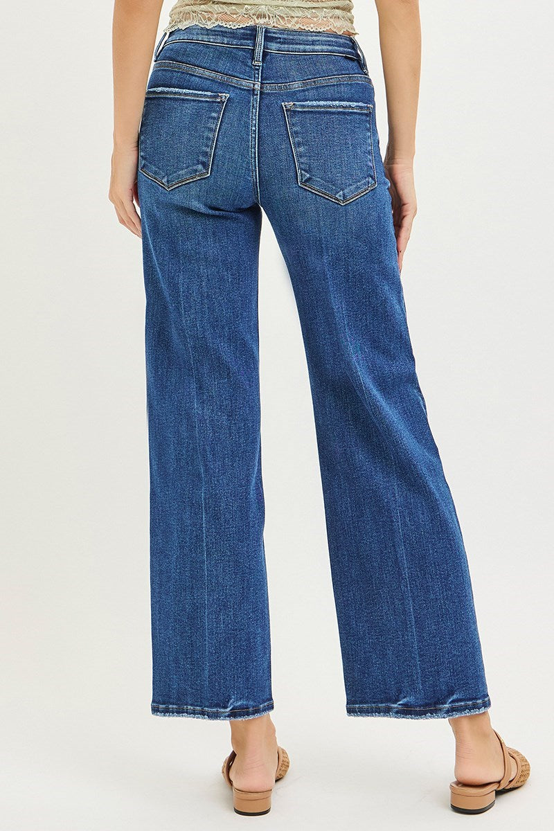 Risen Jeans Carlee Tummy Control High Rise Straight Leg Jeans