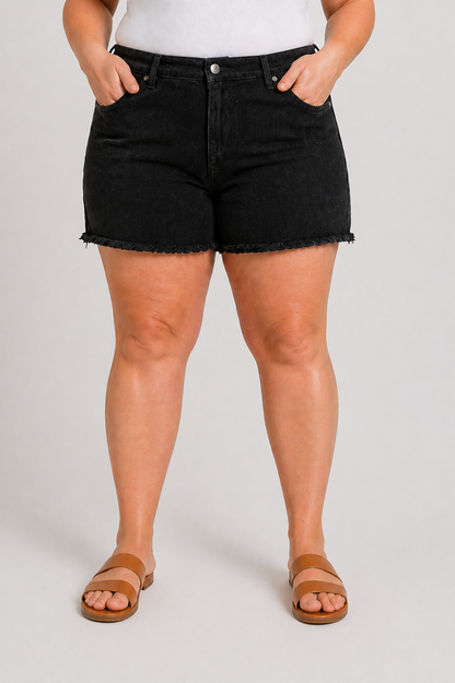 Summer at the Rock Show Cord Cut-Off Shorts