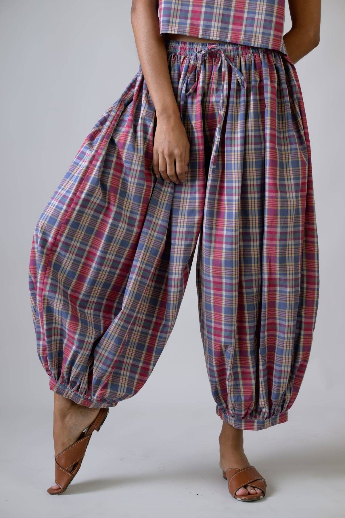 Hamilton 100% Cotton Plaid 2 Piece Set