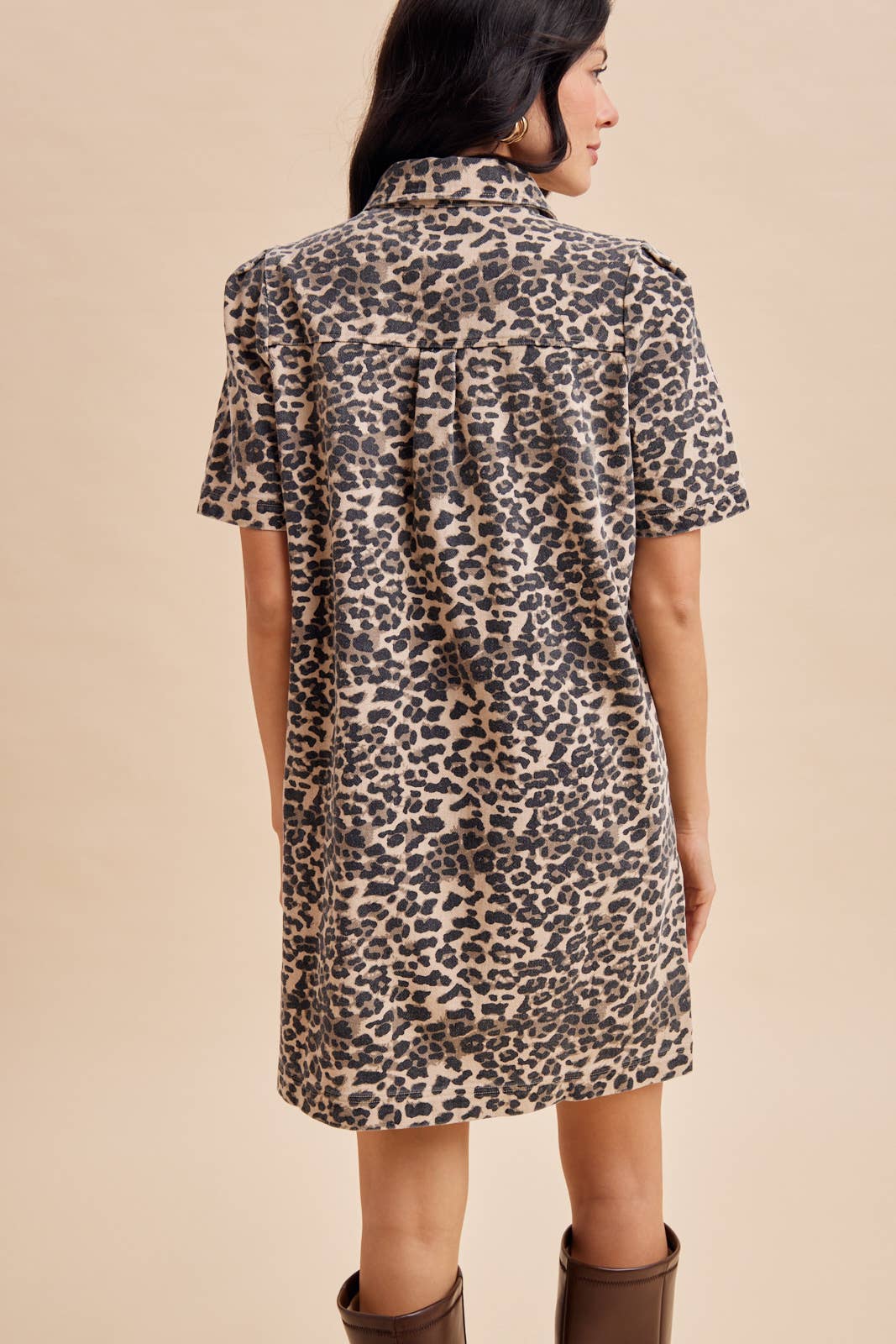 Wild + Free Cotton Blend Animal Print Dress