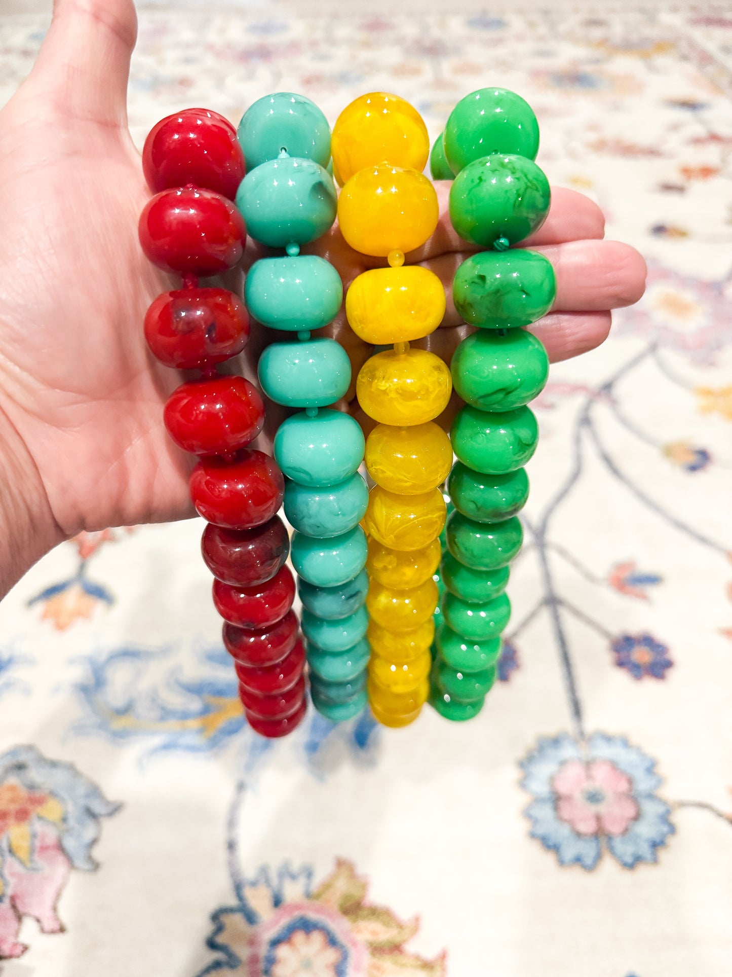 Bella Large Beaded Necklace-Waterproof