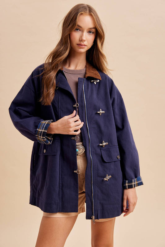 Stick Season Cotton Blend Barn Jacket