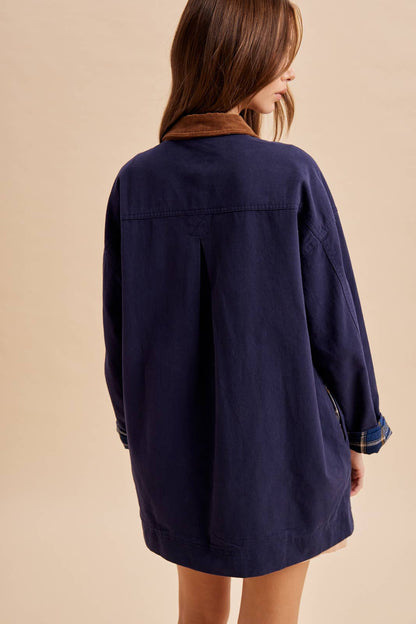 Stick Season Cotton Blend Barn Jacket