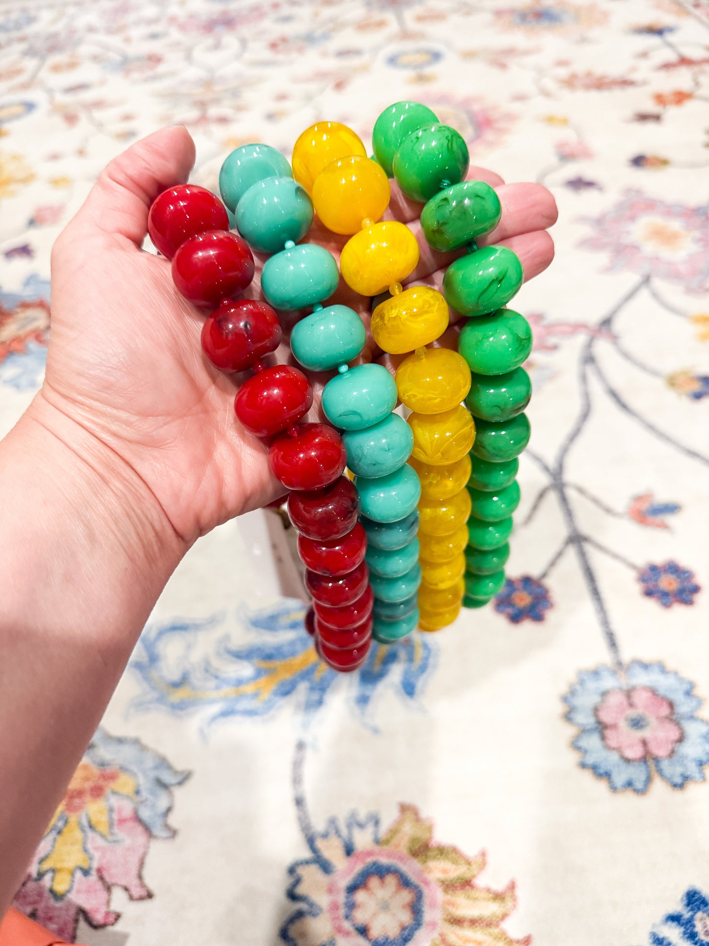 Bella Large Beaded Necklace-Waterproof