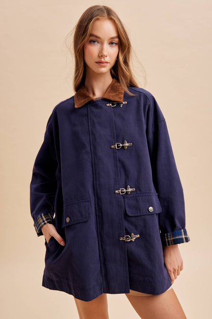 Stick Season Cotton Blend Barn Jacket