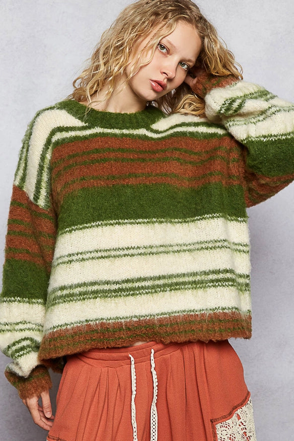 Portland Oversized Stripe Sweater