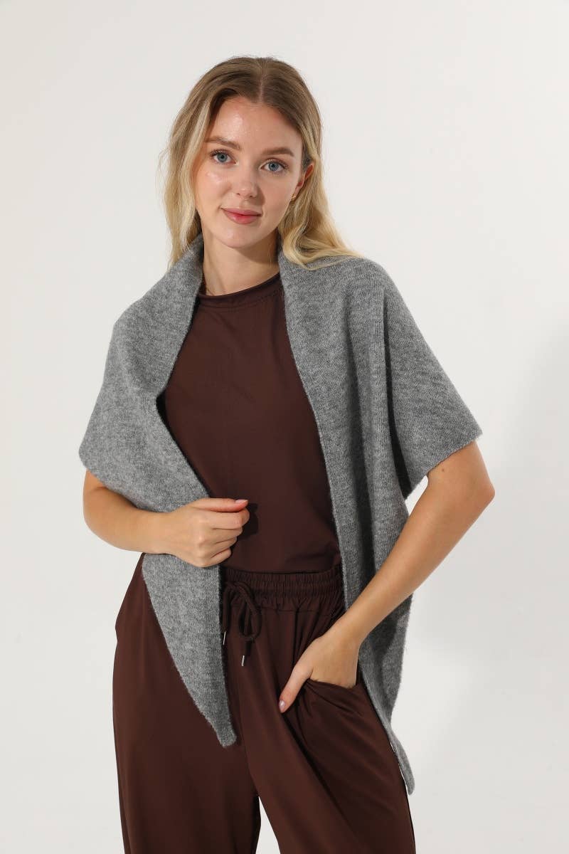 Vermont Wool Blend Triangle Scarves
