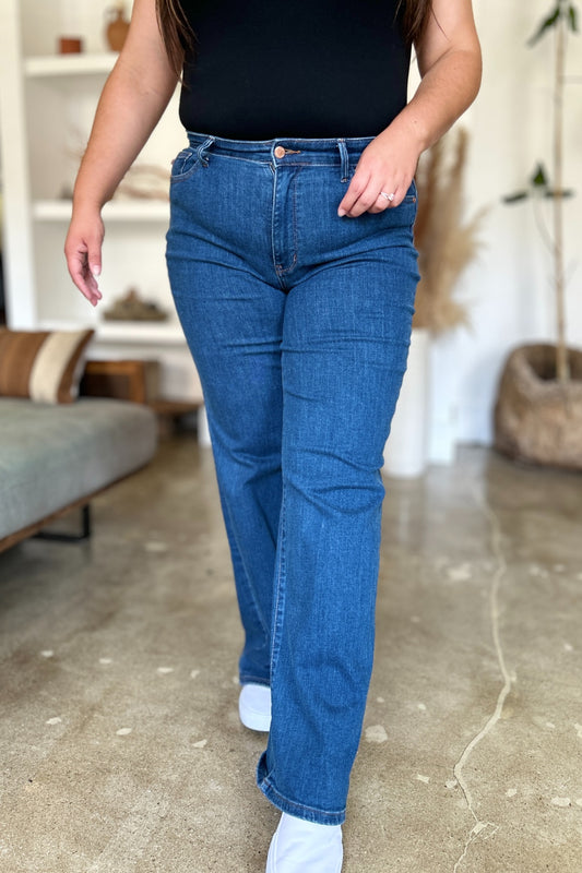 Judy Blue Athena High Rise Straight Jeans