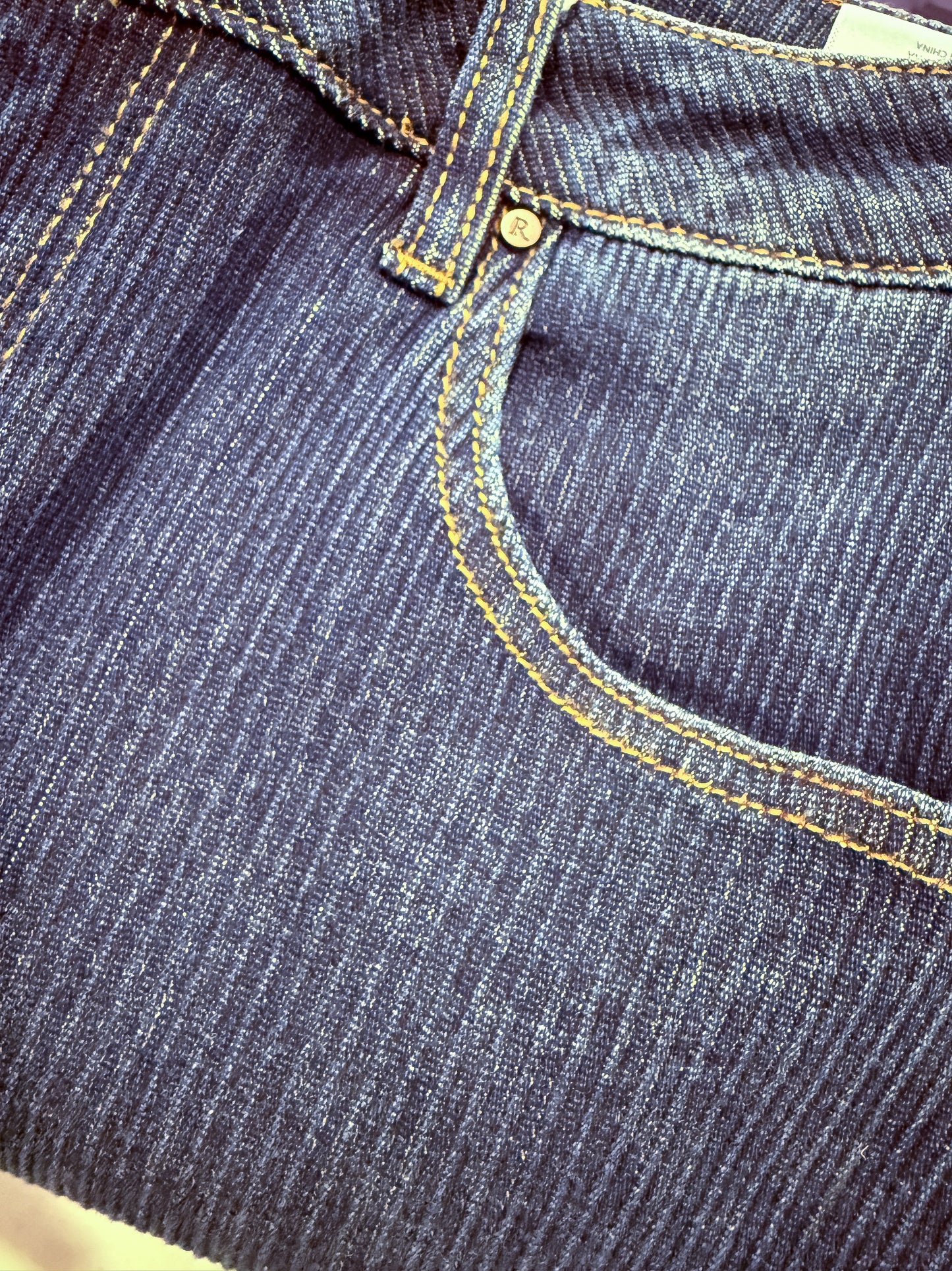 Risen Jeans Marley Corded Rolled Barrel Jeans