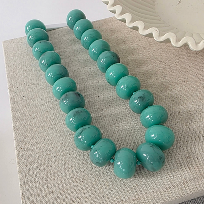 Bella Large Beaded Necklace-Waterproof