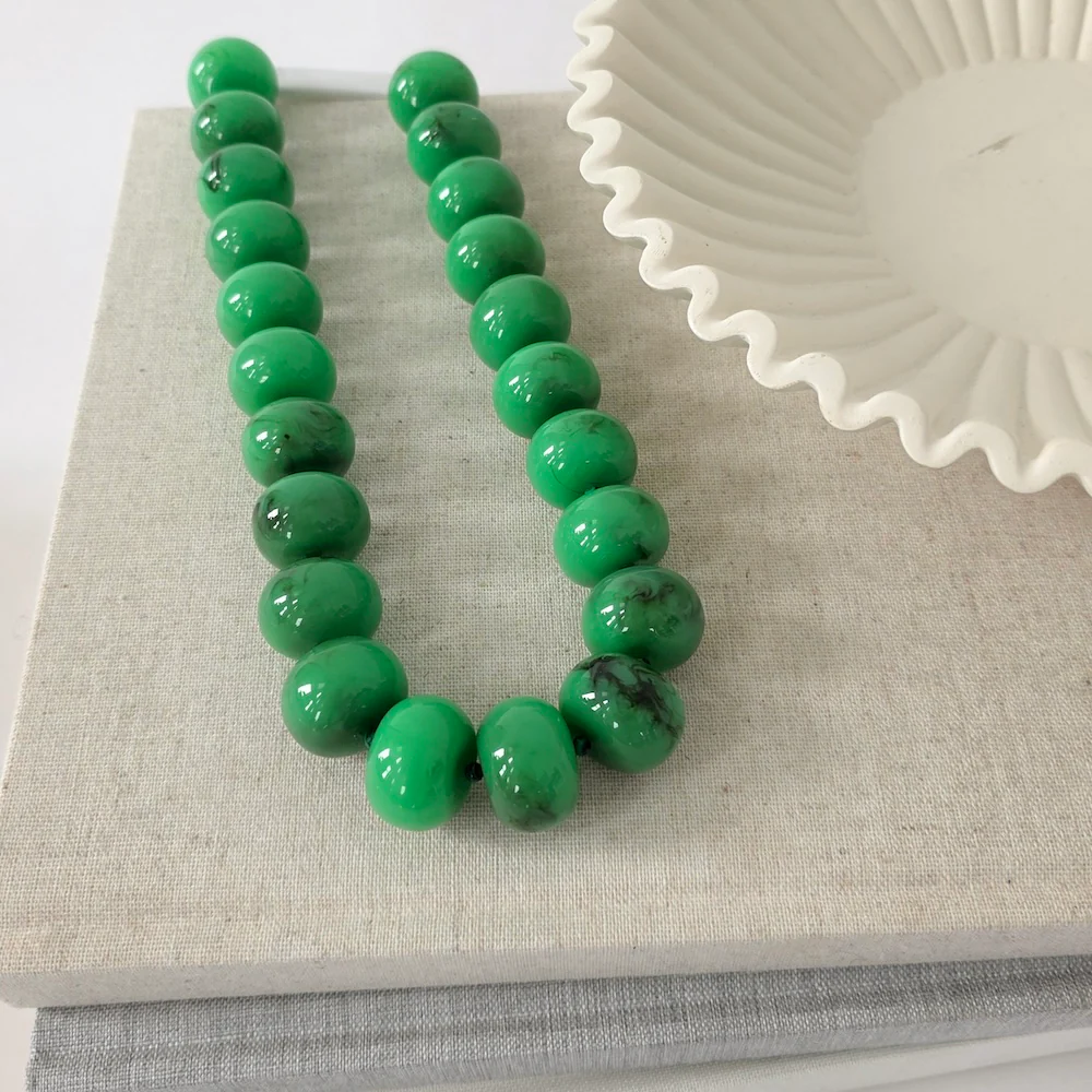Bella Large Beaded Necklace-Waterproof