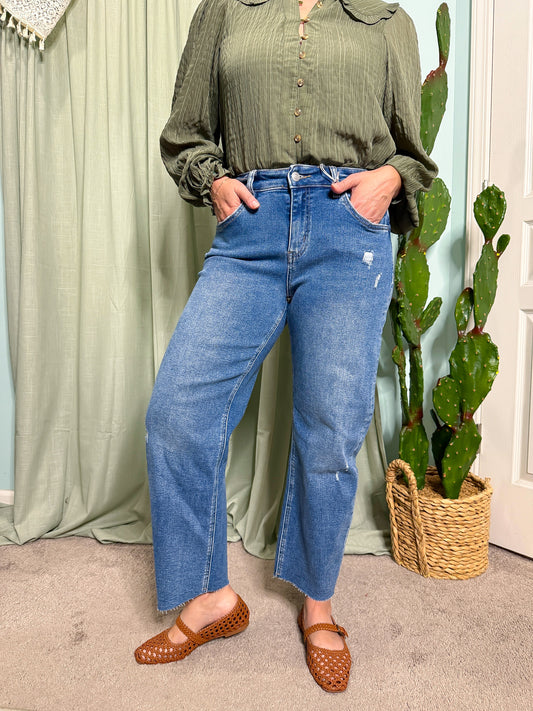 Lovervet Dolly Mild Barrel High Rise Jeans