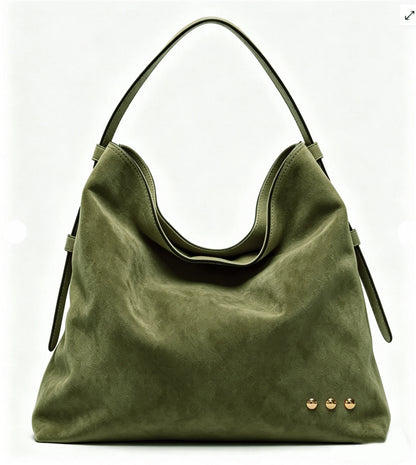 Evie Suede Hobo Shoulder Bag