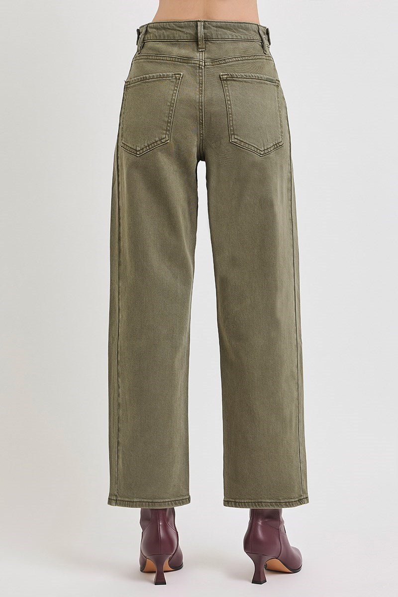 Risen Jeans Wilder High Rise Barrel with Adjustable Waistband
