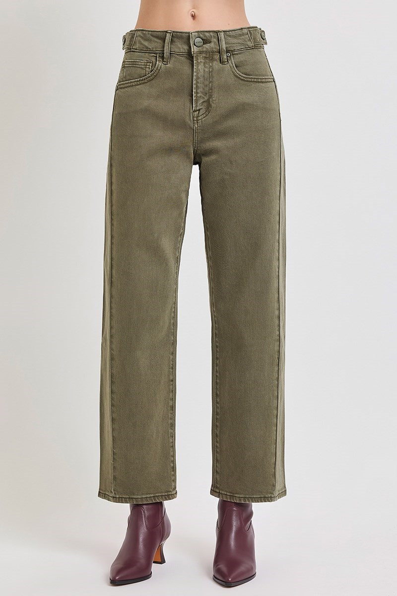 Risen Jeans Wilder High Rise Barrel with Adjustable Waistband