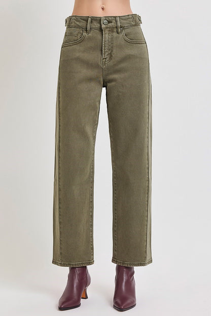 Risen Jeans Wilder High Rise Barrel with Adjustable Waistband