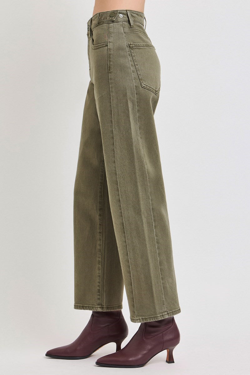 Risen Jeans Wilder High Rise Barrel with Adjustable Waistband