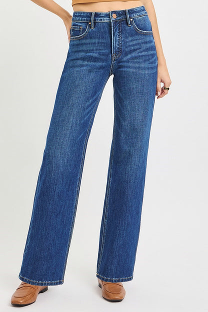 Risen Jeans 90s Straight Leg Jeans with Tummy Control