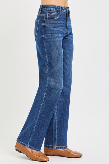 Risen Jeans 90s Straight Leg Jeans with Tummy Control