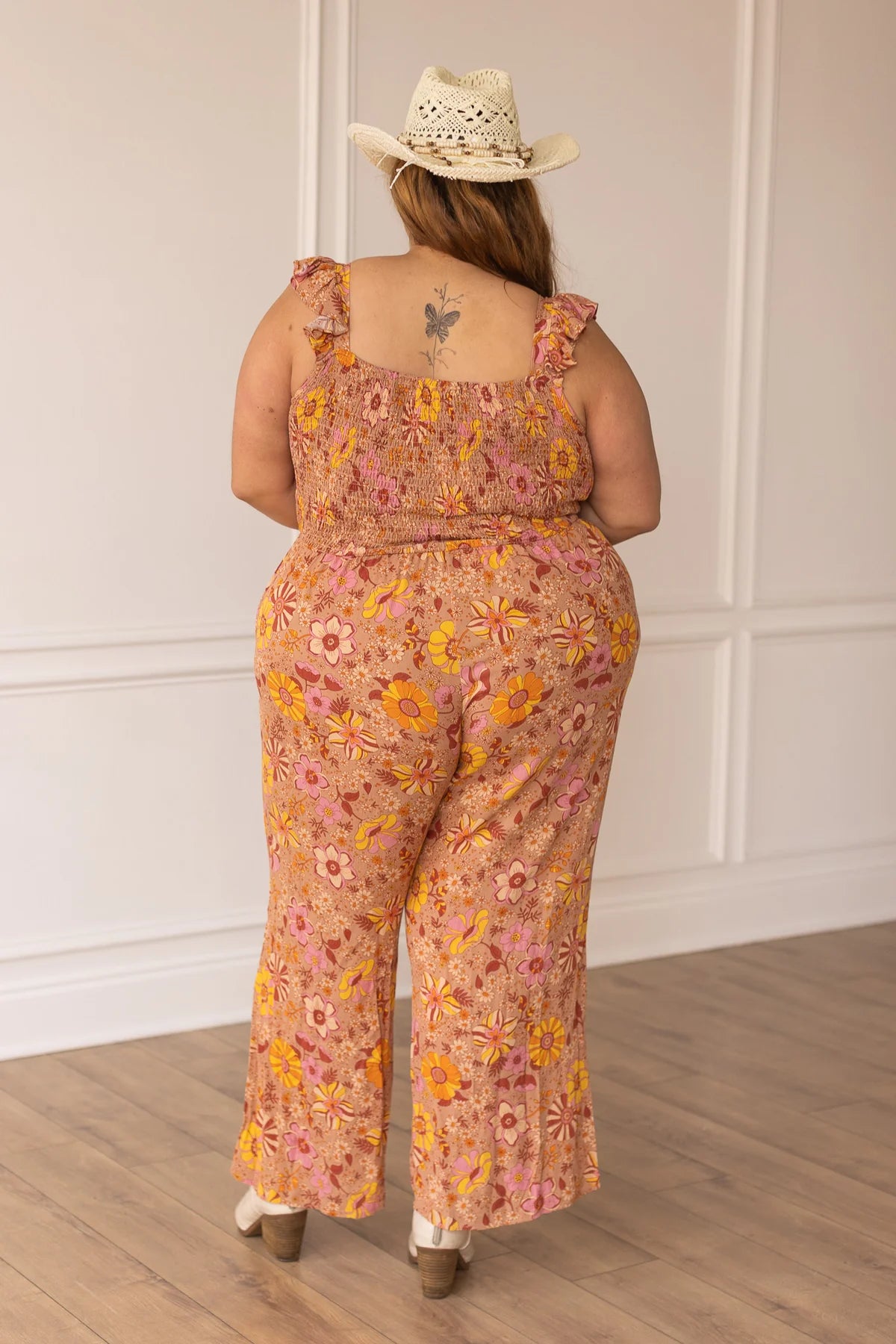 Groovy Baby Retro Floral Jumpsuit