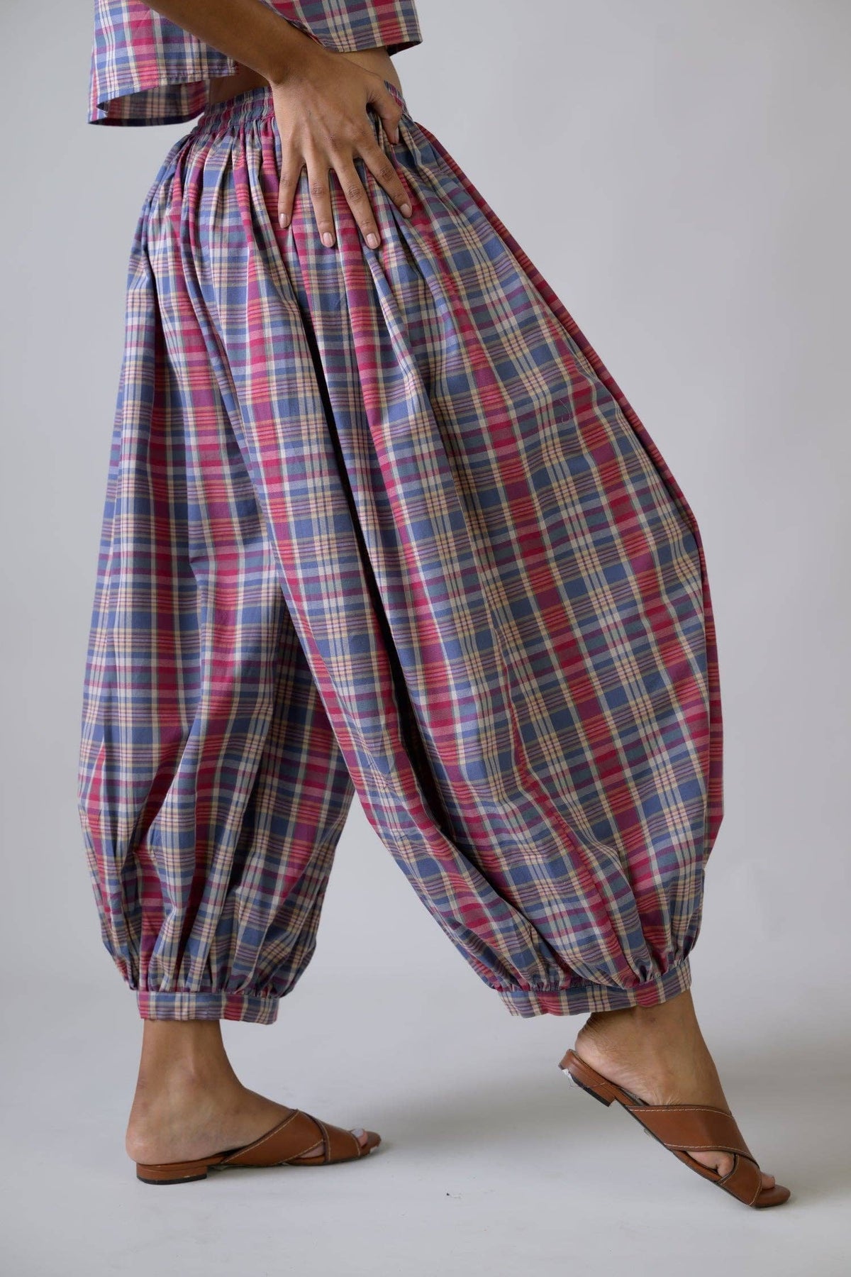 Hamilton 100% Cotton Plaid 2 Piece Set