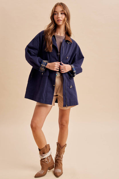 Stick Season Cotton Blend Barn Jacket
