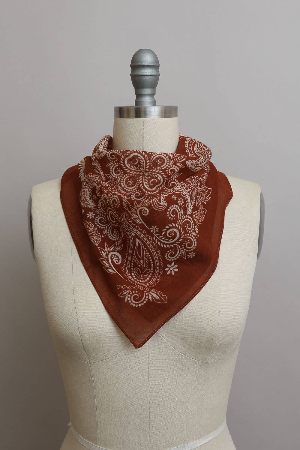 100% Cotton Paisley Print Bandanas