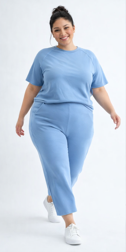 New Day Luxe Modal Tee + Crop Pant Set